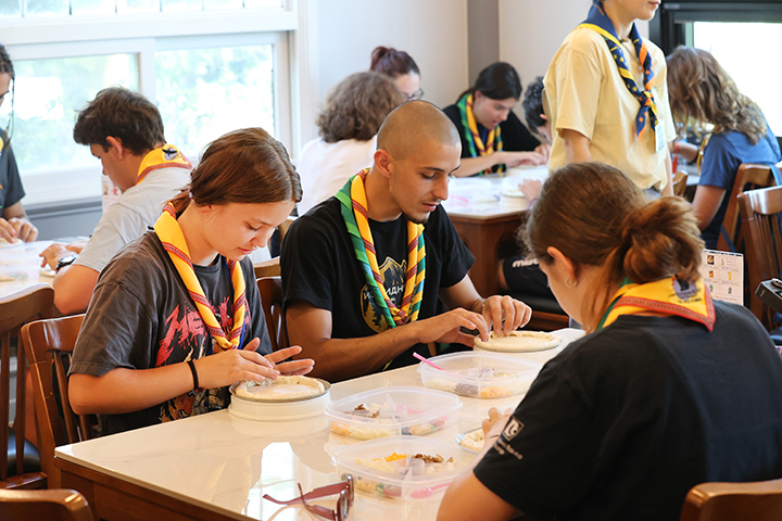 세계스카우트 잼버리 마케도니아 대원들이 전라북도 임실군 농촌체험휴양마을인 성수면 치즈마을을 찾아 체험행사를 하고 있다. 2023.8.2 (사진=임실군청)