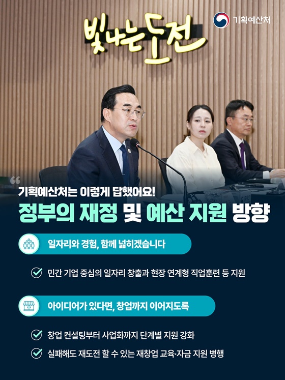 청년의 삶을 바꾸는 따뜻한 재정을 실현합니다!