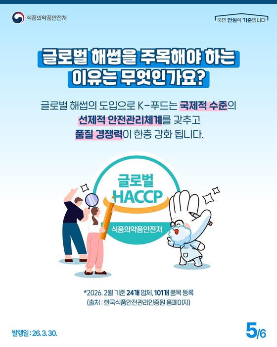 K-푸드 열풍 글로벌 해썹이 이어가요!