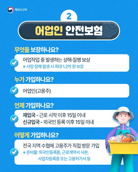외국인 계절근로 보험가입 의무화