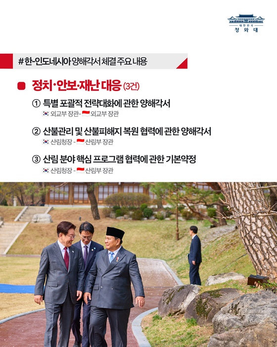 한-인도네시아 정상회담 결과, 국민께 보고드립니다