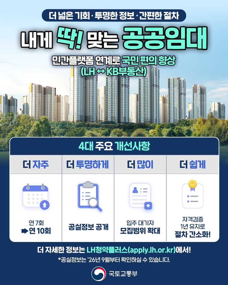 내게 딱! 맞는 공공임대 하단내용 참조