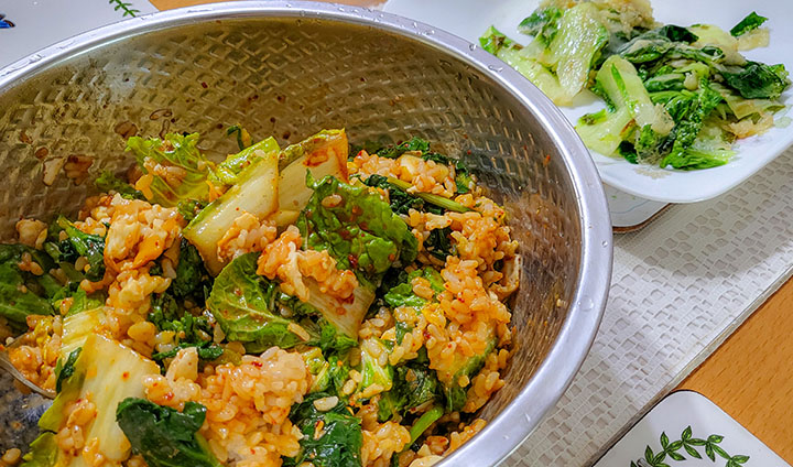 봄철, 조리법과 각종 안전유의사항을 숙지하여 맛있고 건강하게 봄나물을 먹어보자. (본인촬영)