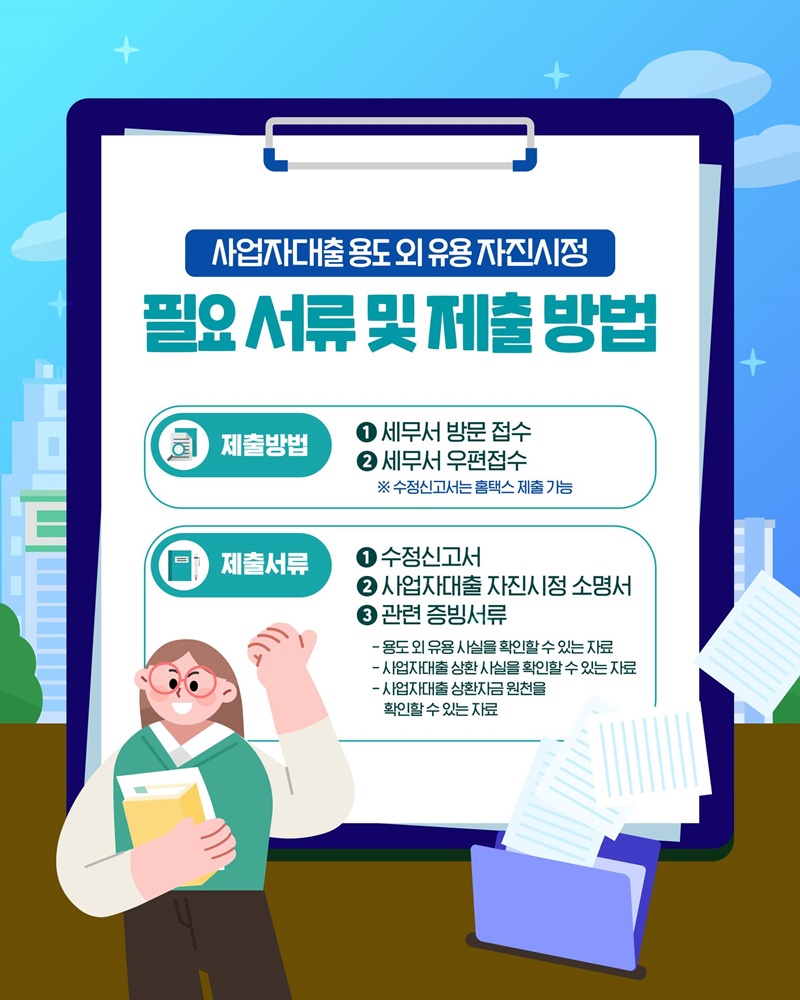 사업자대출 다른 용도로 썼다면 스스로 바로 잡으세요!