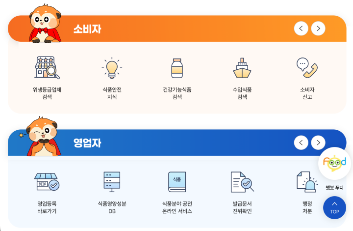 식품의약품안전처 누리집과 식품안전나라 누리집에서 식품이물과 관련한 다양한 소비자 지원을 받을 수 있다.