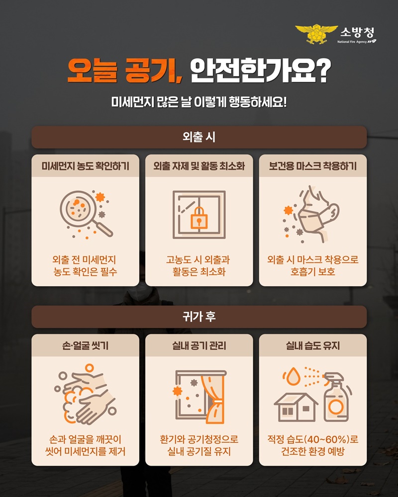 봄철 나들이 준비 전 알아야 할 미세먼지 피해 예방법