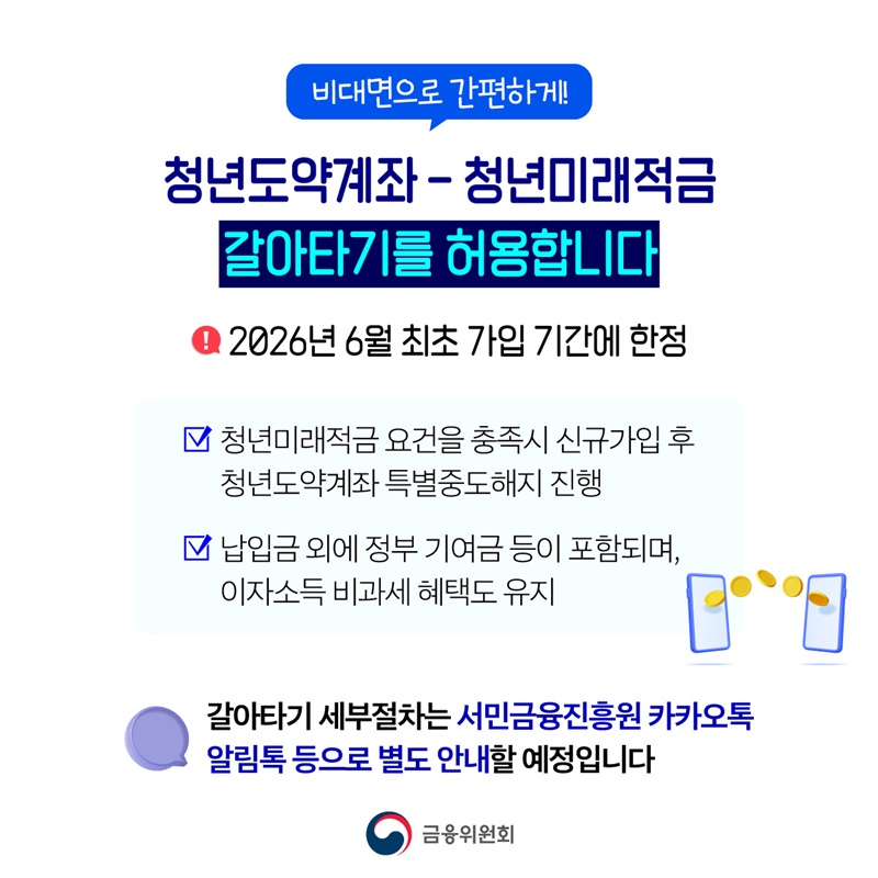 미래를 채우는 첫 시작, 청년미래적금 6월 출시(예정)