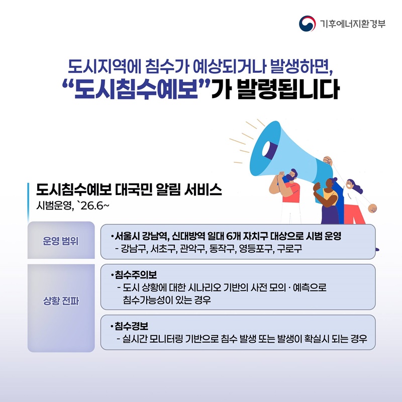 여름철 홍수 미리 대비해요