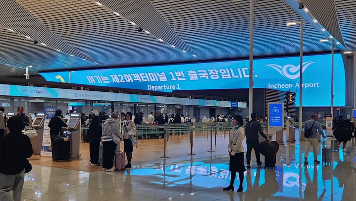 인천공항 모습(본인촬영)