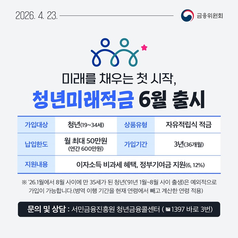 4월 4주, 한눈에 보는 금융정책