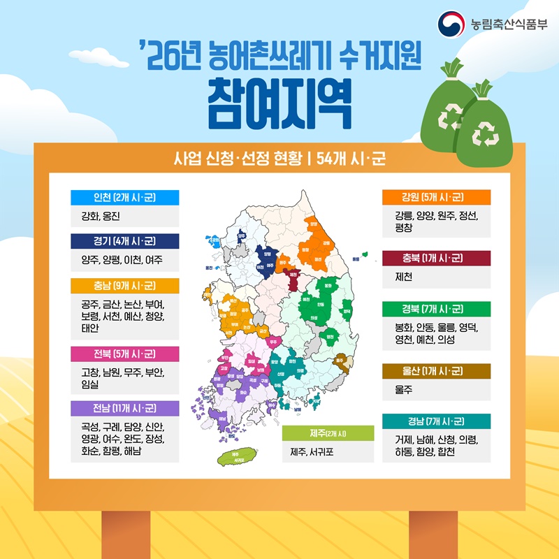 함께해서 더 행복한 클린농촌만들기