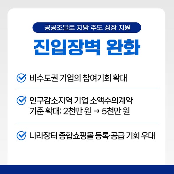 지방 기업 키운다