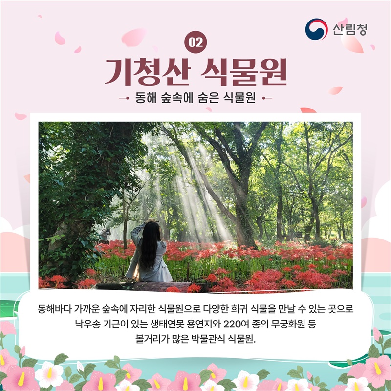 따뜻한 봄, 가족과 함께 꼭 가봐야 할 수목원