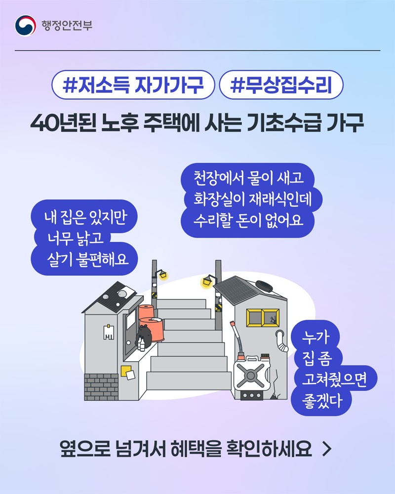 청년·저소득층 주거 지원, 혜택알리미가 알려드려요
