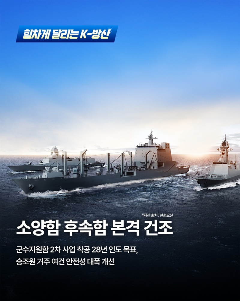 소양함 후속함 본격 건조