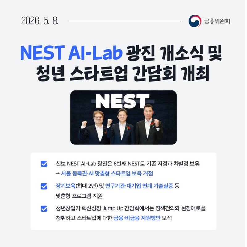 5월 1주, 한눈에 보는 금융정책