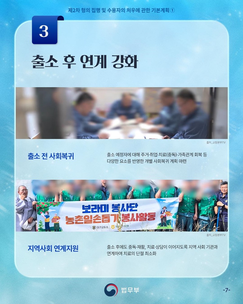 교정 패러다임 전환 ① 치료·재활을 통한 재복역률 감소