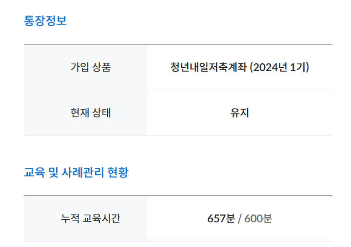 청년내일저축계좌