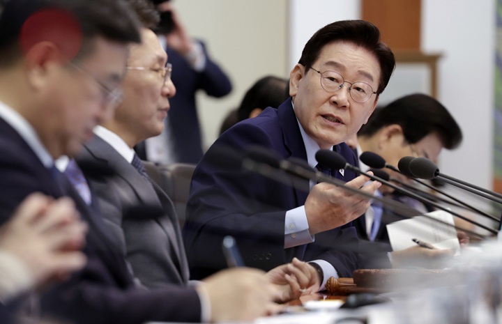 이재명 대통령이 12일 청와대에서 열린 국무회의 겸 비상경제점검회의에서 발언하고 있다. 2026.5.12(사진=저작권자(c) 연합뉴스, 무단 전재-재배포 금지)