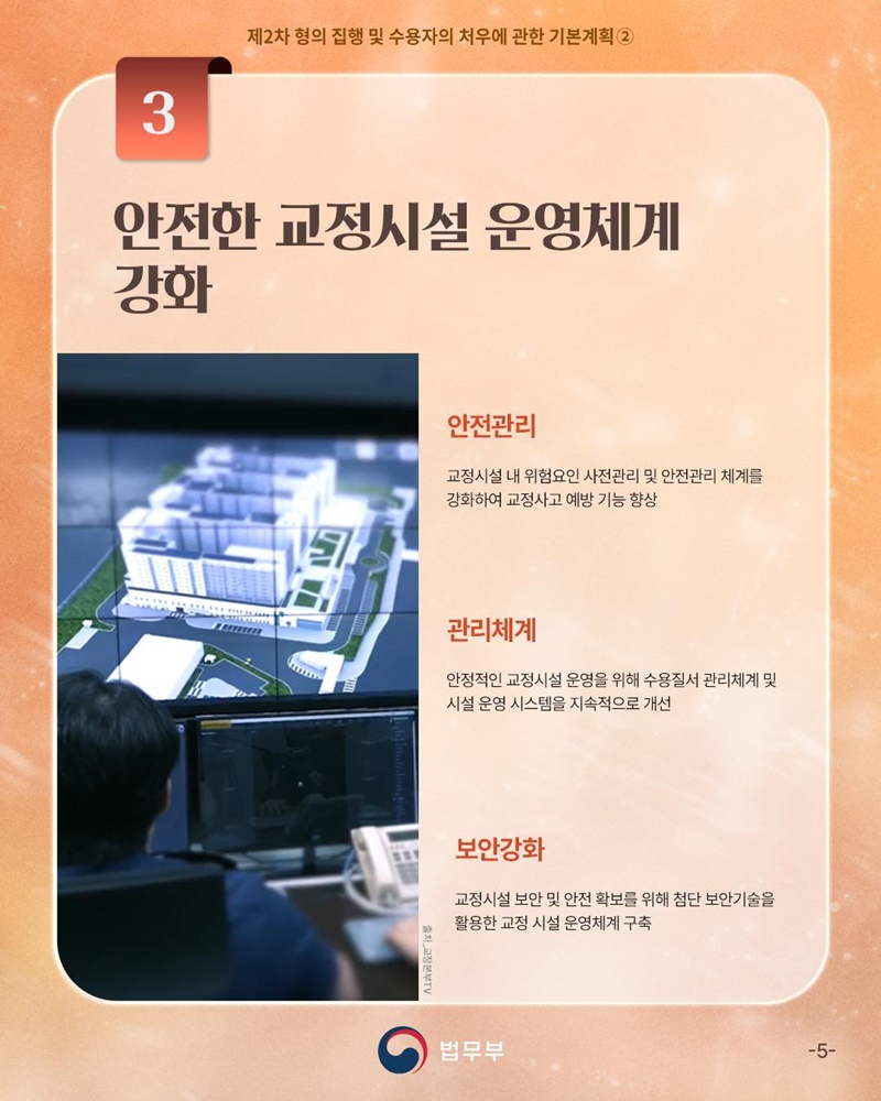 교정 패러다임 전환 ② 2030년까지 교정시설 조성계획 완수