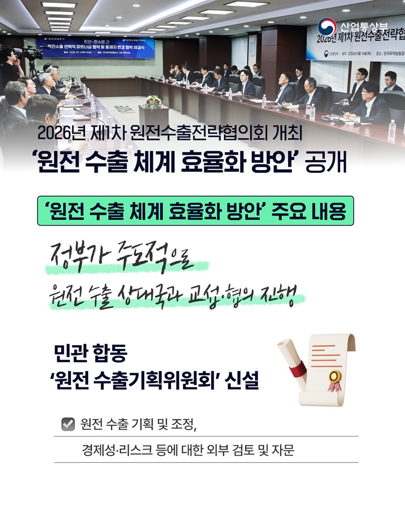K-원전, 원팀으로 글로벌 원전 르네상스 선점!