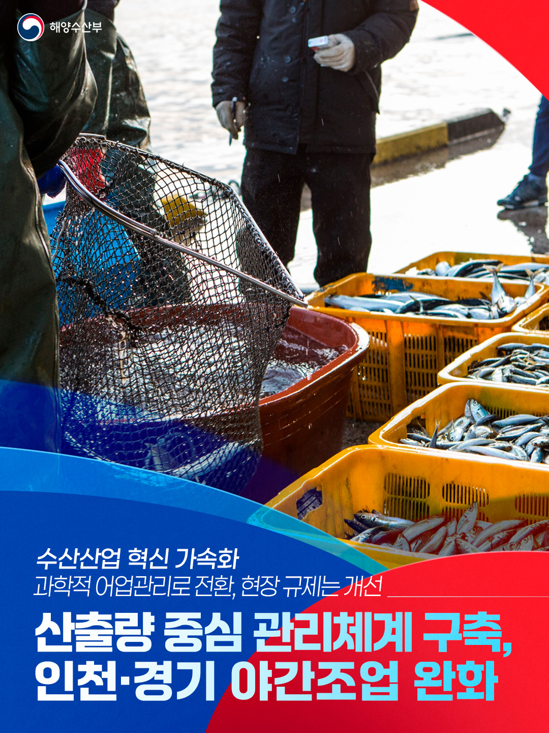 산출량 중심 관리체계 구축, 인천·경기 야간조업 완화 하단내용 참조
