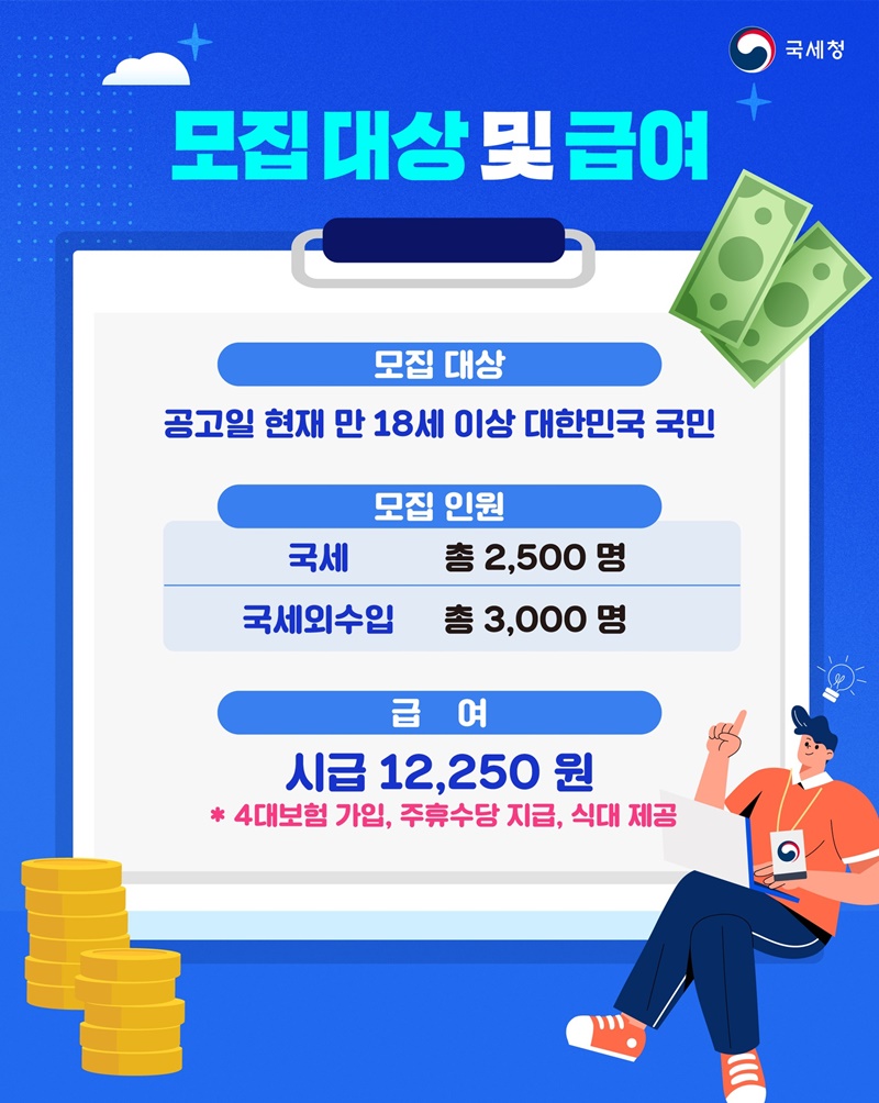 국세·국세외수입체납관리단 기간제 근로자 모집