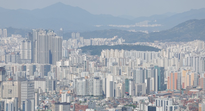 서울 남산에서 바라본 서울 시내 아파트 단지의 모습. 2026.5.14. (ⓒ뉴스1, 무단 전재-재배포 금지)