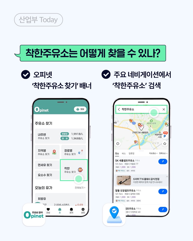 시장을 안정시키고 민생을 지키는 착한 주유소