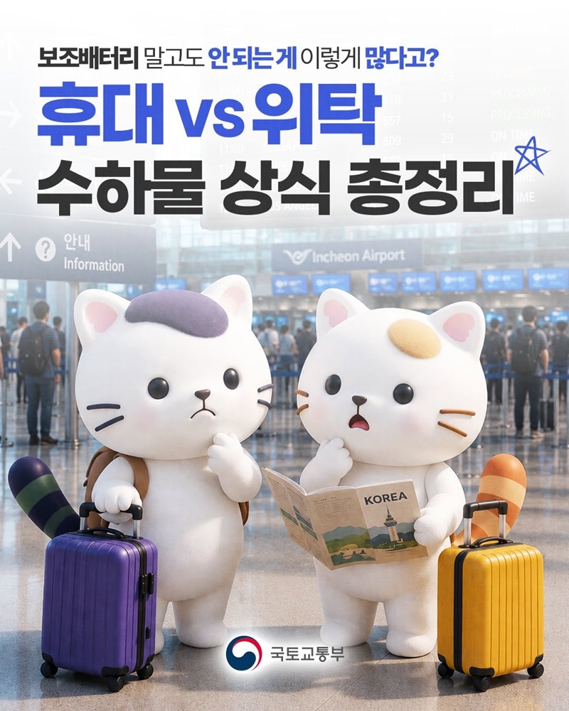 휴대 vs 위탁 수하물 상식 총정리