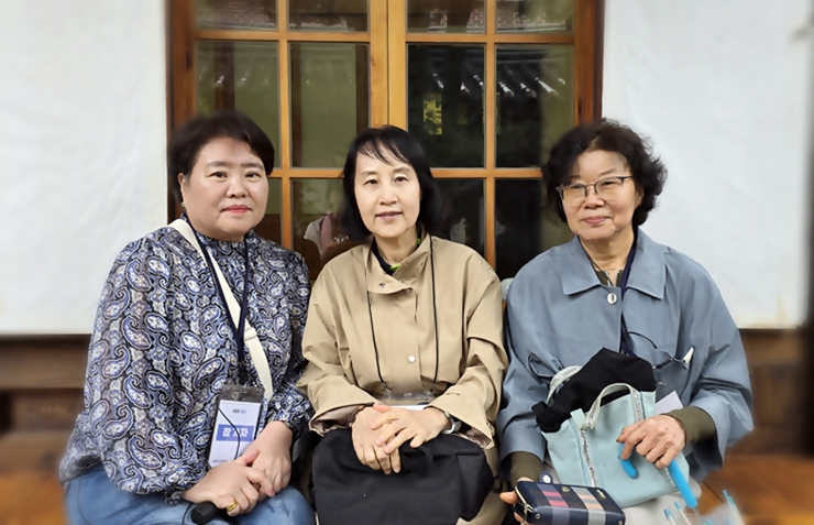 뮤지엄x거닐다 서울편에 참가한 조정임, 최은희, 백경숙 씨.(본인촬영)