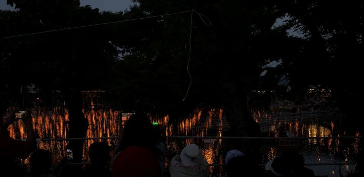 낙화 놀이 전경 (본인 촬영)
