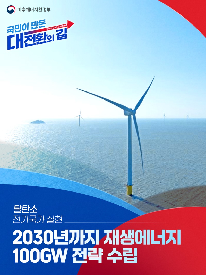 탈탄소 전기국가 실현 하단내용 참조