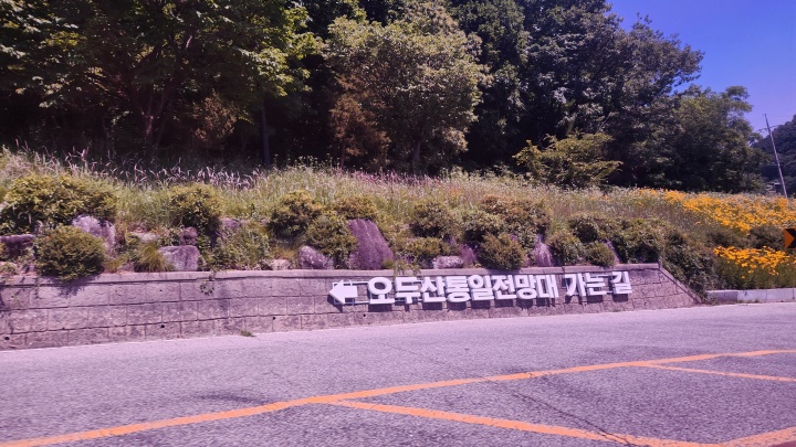 파주 오두산 통일전망대가 최근 '북한 뷰' 관광 명소로 떠오르고 있다. (본인촬영)