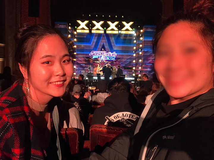 호주 워킹홀리데이 당시 아메리카 갓 탤런트 녹화 현장 (본인 촬영)