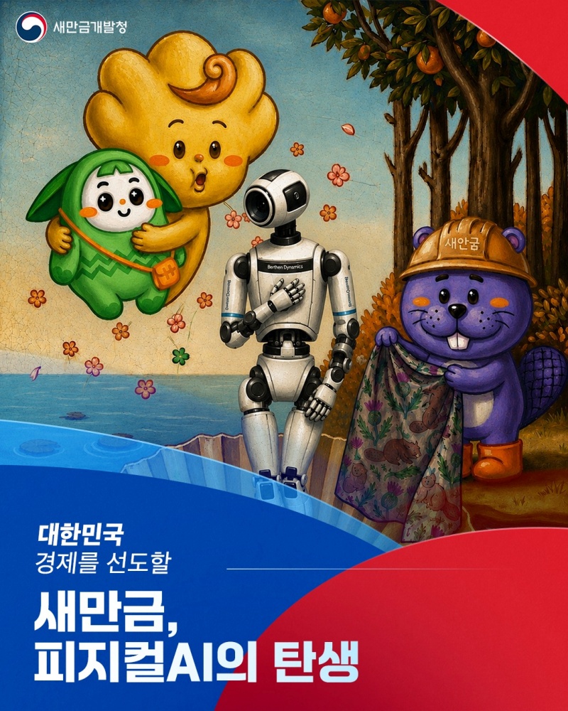 대한민국 경제를 선도할 새만금 피지컬 AI의 탄생! 하단내용 참조