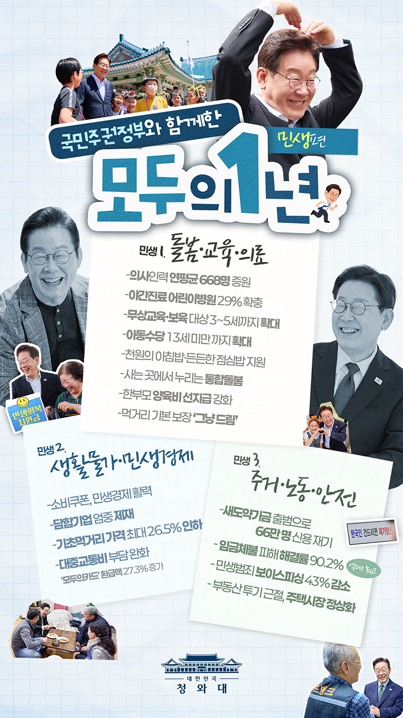 국민주권정부와 함께한 모두의 1년
