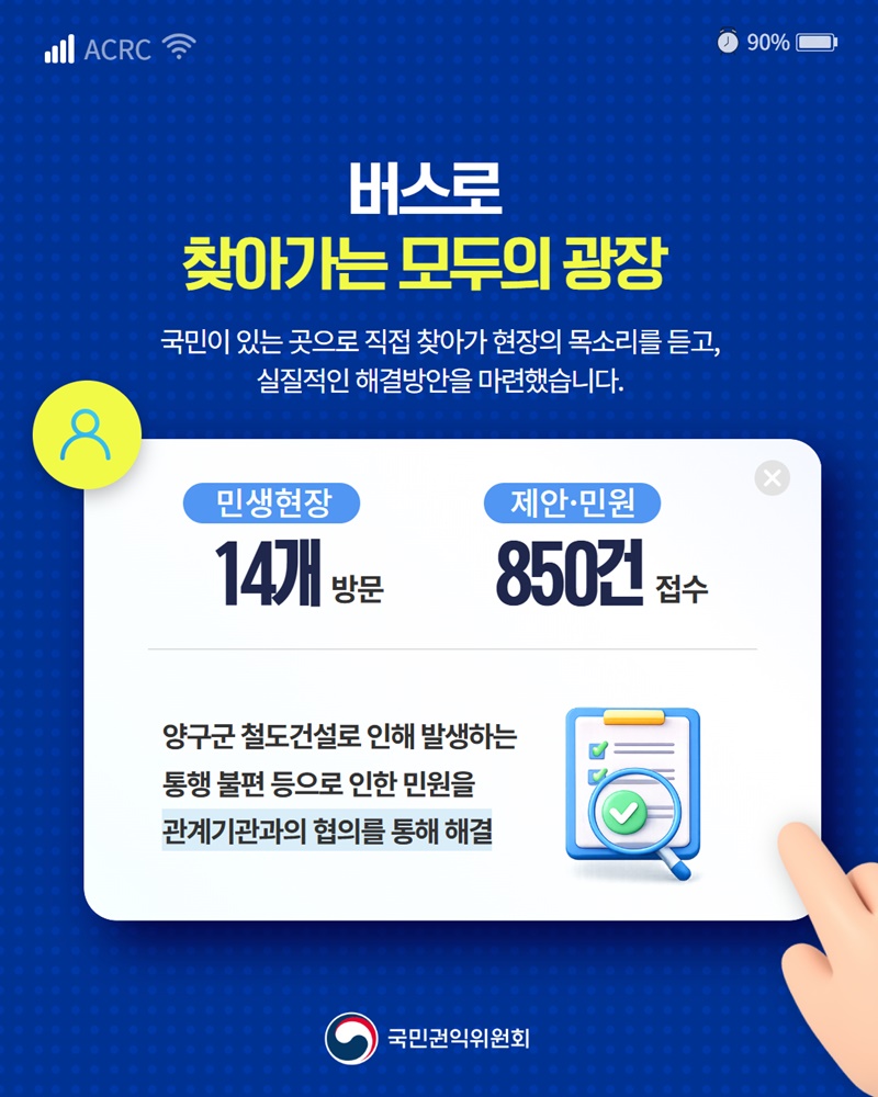 선제적·현장 중심 대응 국민 고충 해소