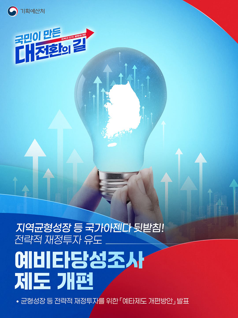 예비타당성조사 제도 개편