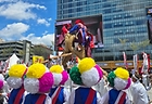 광화문광장에서 열린 국악의날 '아리랑 대축제' 중 고싸움.