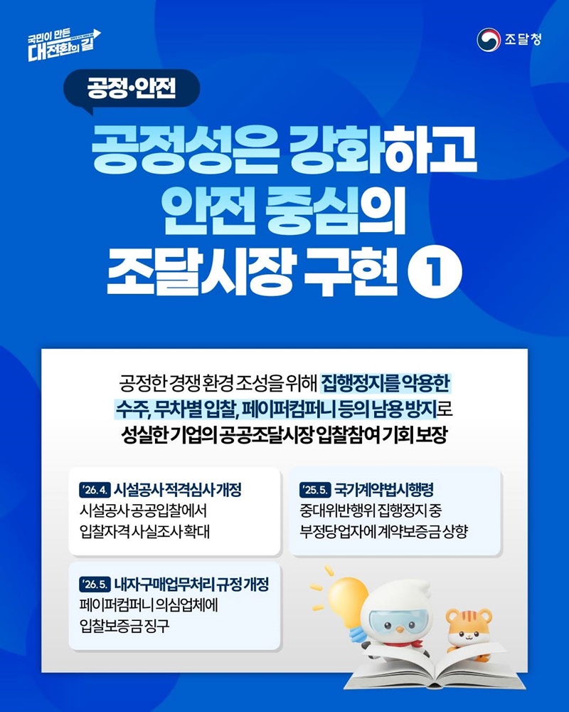 기업 성장·경제 대도약을 지원하는 공공조달 규제합리화