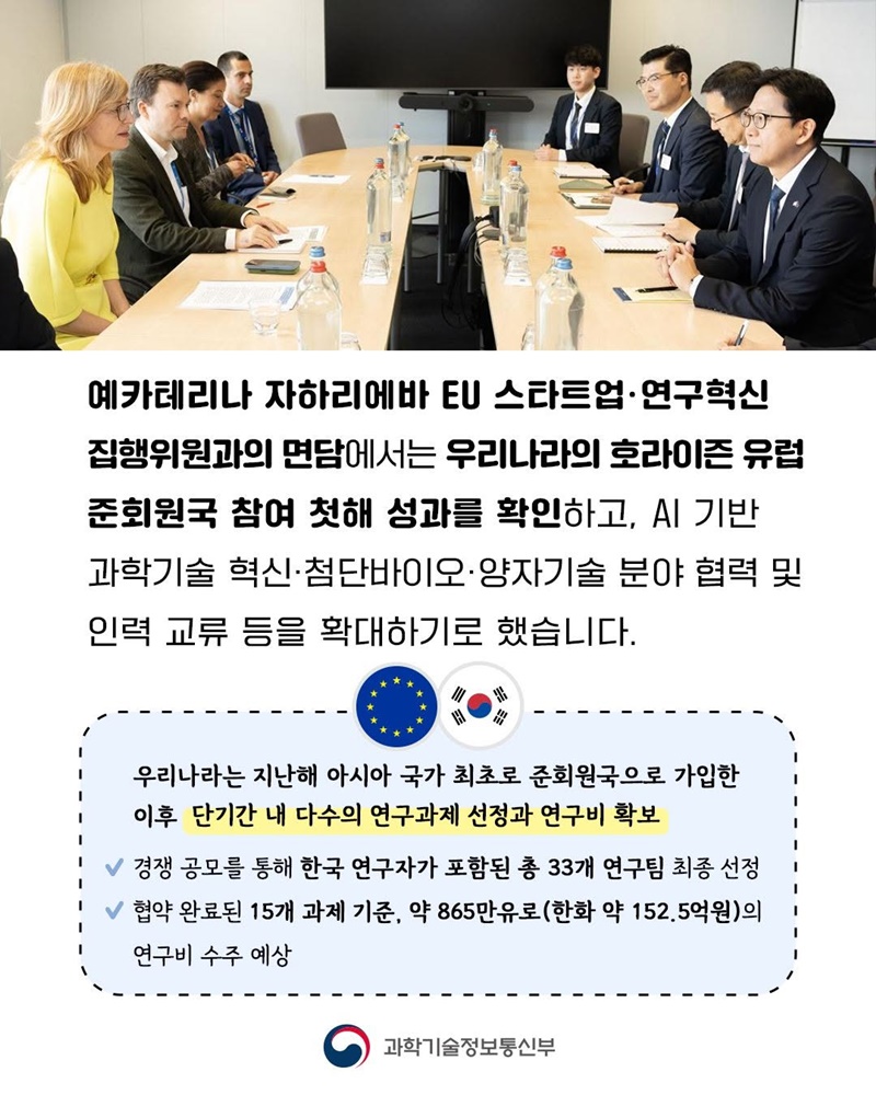 벨기에·EU와 전략적 기술협력 확대