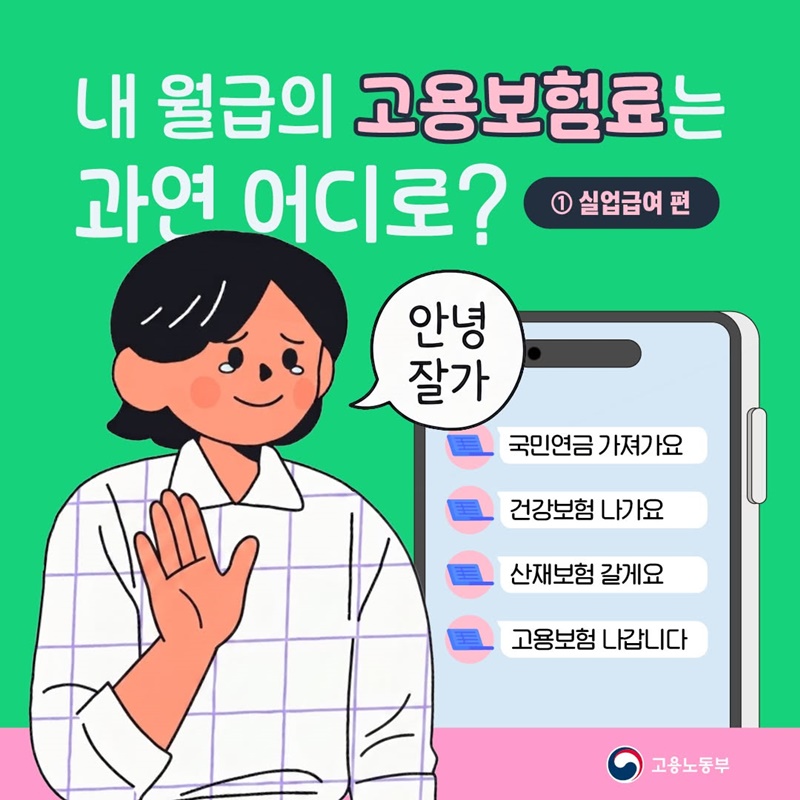 내 월급의 고용보험료는 과연 어디로? ① 실업급여 편