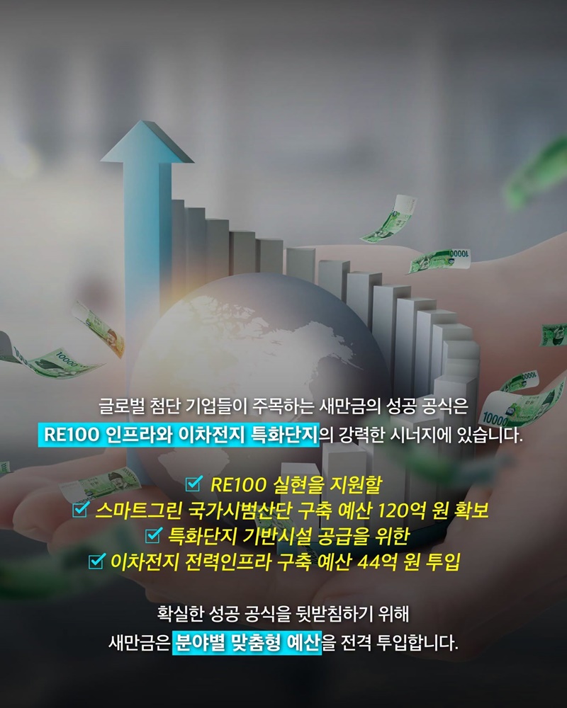 기업 줄 서는 새만금의 공식 공개?!