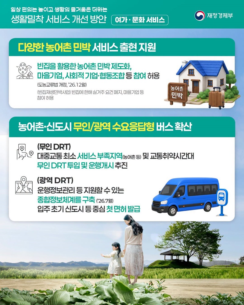 일상 편의는 높이고 생활의 즐거움은 더하는 생활밀착 서비스 개선방안