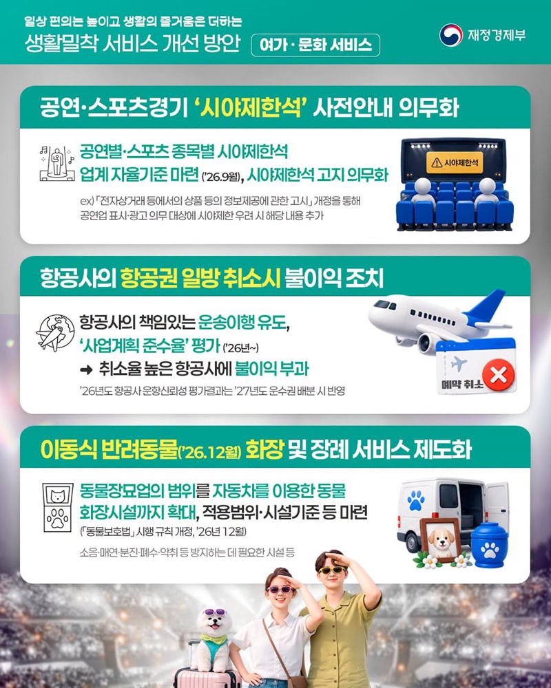 일상 편의는 높이고 생활의 즐거움은 더하는 생활밀착 서비스 개선방안