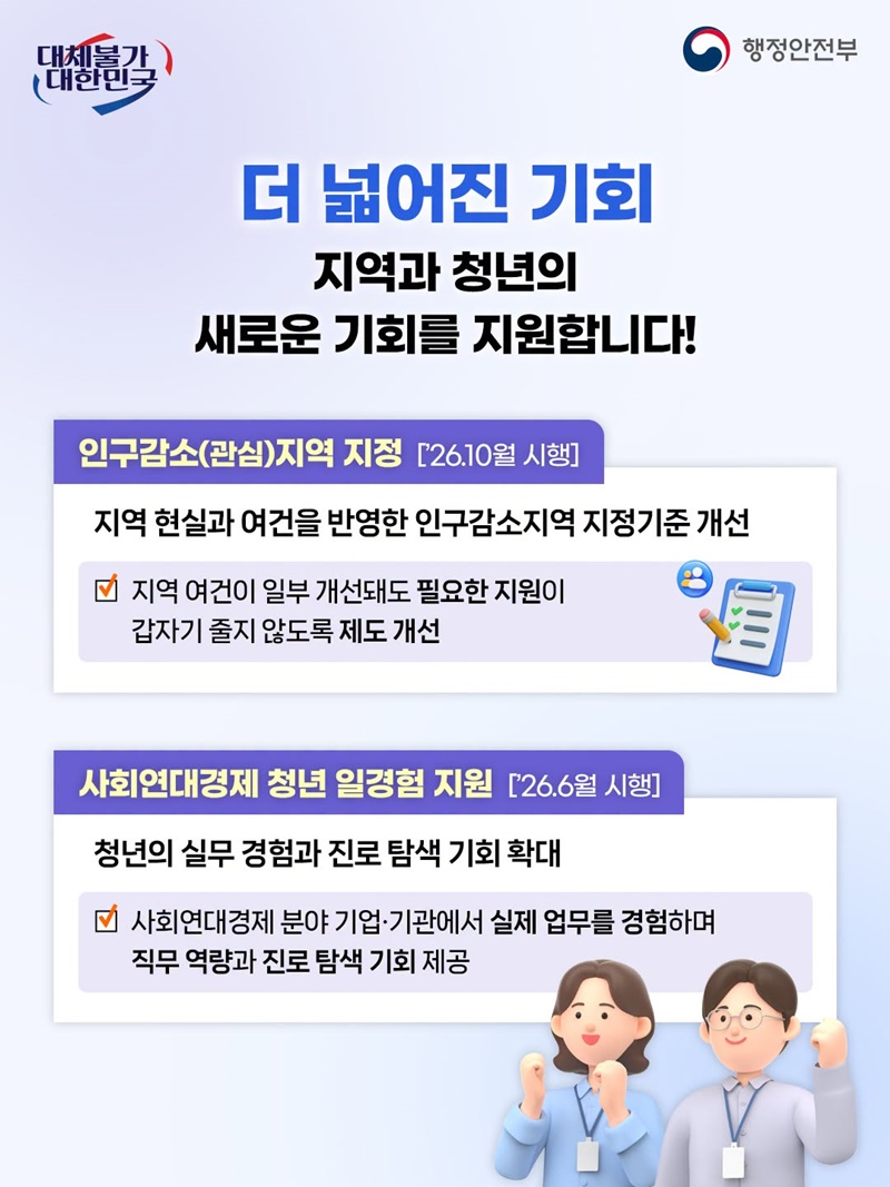 2026년 하반기 국민 생활 이렇게 달라집니다!