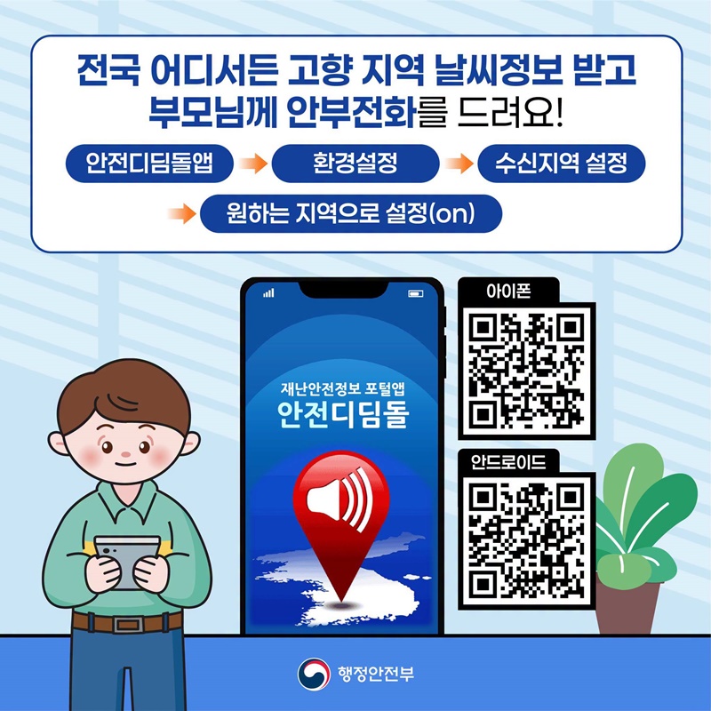 호우·태풍 이렇게 행동하세요!