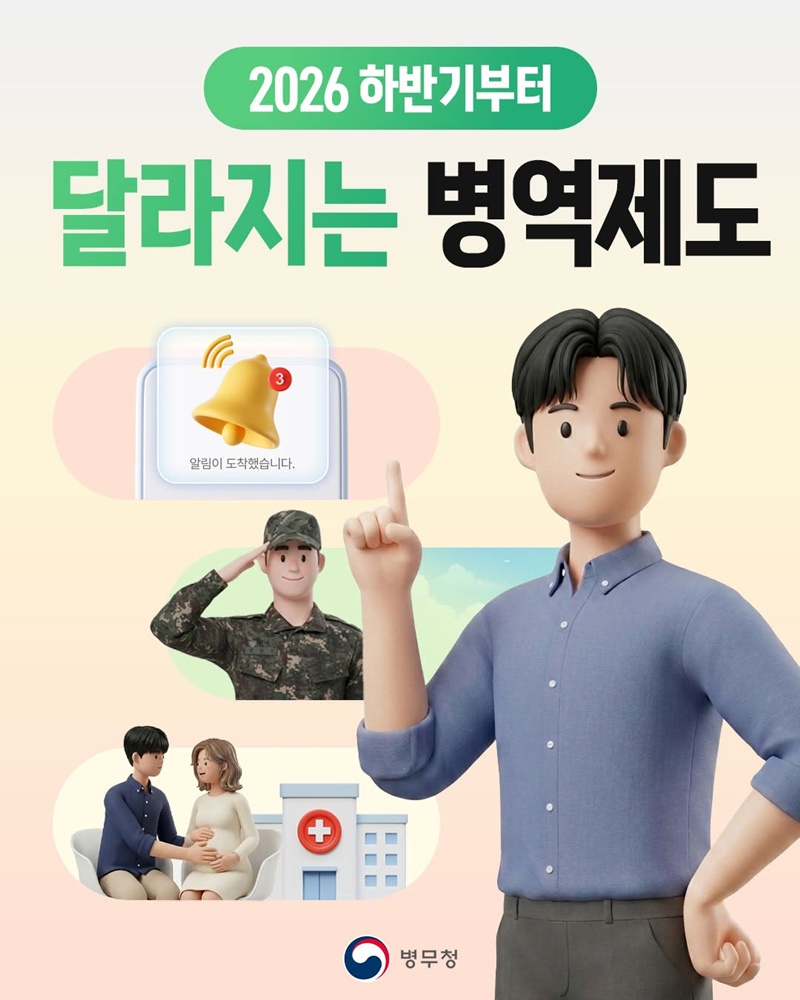 2026 하반기부터 달라지는 병역제도