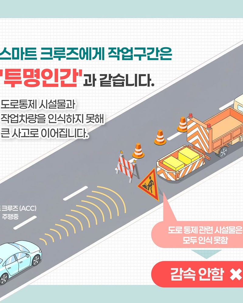 정신차려 정신! 스마트 크루즈(ACC) 방심은 절대 금물